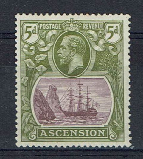 Image of Ascension SG 15da LMM British Commonwealth Stamp